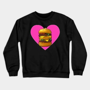 I Love Burgers Crewneck Sweatshirt